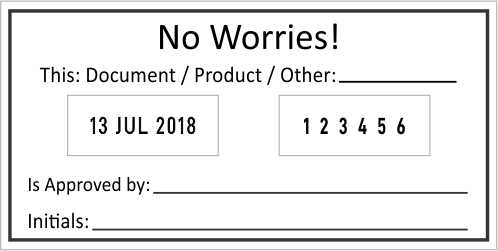 Shiny S 830 DN Date and Number Self Inking Stamp